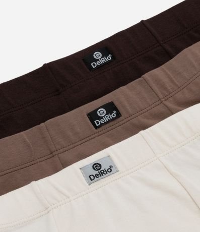 Kit 03 Calzoncillos Boxer en Algodón DelRio 2