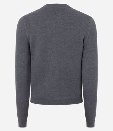 Blusa en Punto de Cuadros con Botones Delanteros 8