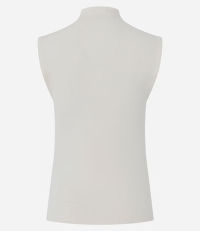Blusa Regular de Modal con Cuello Alto 6