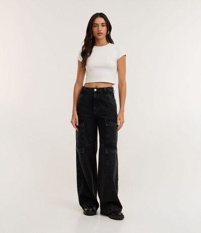 Blusa Baby Tee en Algodón con Sisa Deslocada 2