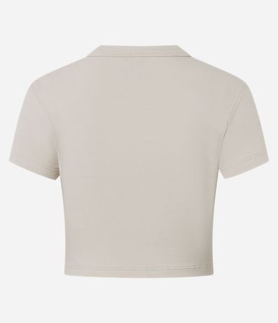 Blusa Baby Tee en Algodón con Sisa Deslocada 5