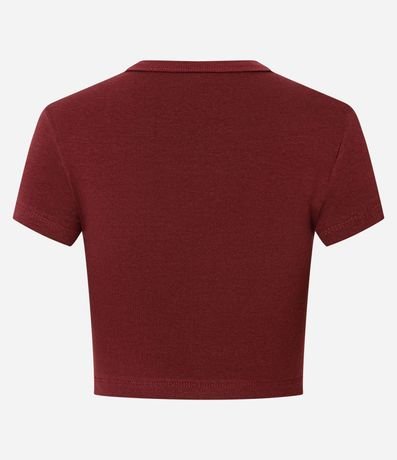 Blusa Baby Tee en Algodón con Sisa Deslocada 5