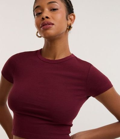 Blusa Baby Tee en Algodón con Sisa Deslocada 3