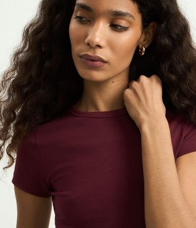 Blusa Baby Tee en Algodón con Sisa Deslocada 4