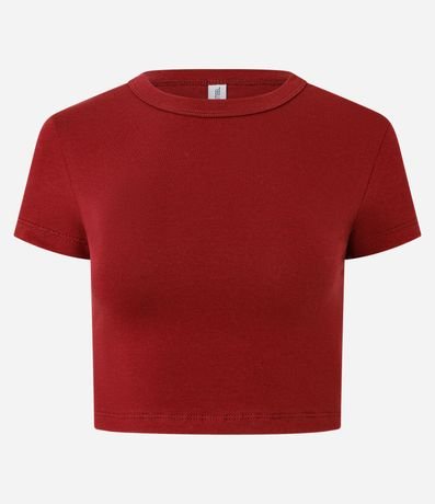 Blusa Baby Tee en Algodón con Sisa Deslocada 4