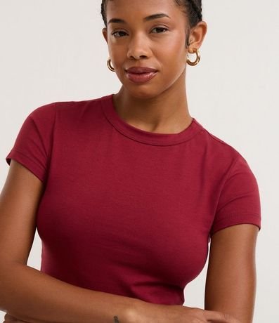 Blusa Baby Tee en Algodón con Sisa Deslocada 3