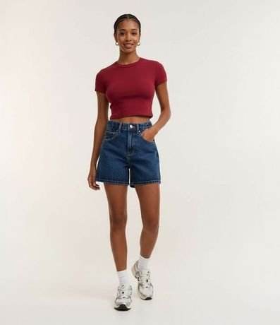 Blusa Baby Tee en Algodón con Sisa Deslocada 4