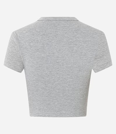 Blusa Baby Tee en Algodón con Sisa Deslocada 6