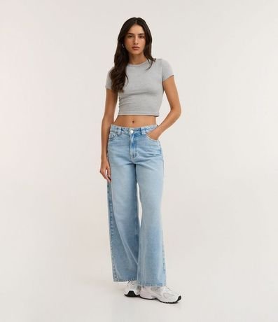 Blusa Baby Tee en Algodón con Sisa Deslocada 2