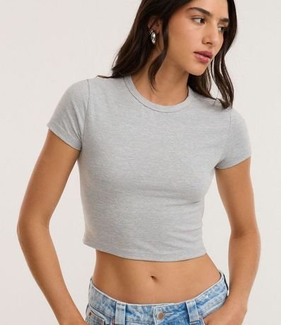 Blusa Baby Tee en Algodón con Sisa Deslocada 3