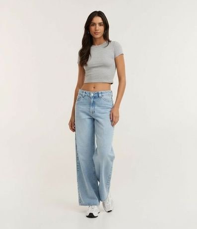 Blusa Baby Tee en Algodón con Sisa Deslocada 4