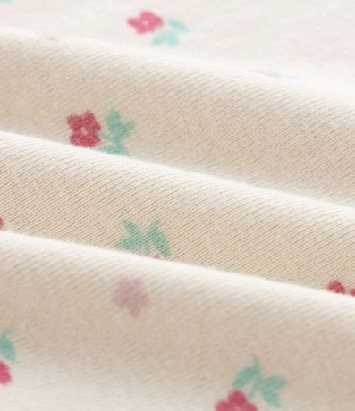 Pijama Infantil con Blusa Floral y Pantalón de Cuadros – Talle 1 a 6 años 5
