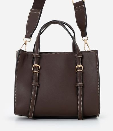 Bolsa Satchel Mediana con Correa de Mano Desmontable y Boho Romántico 3