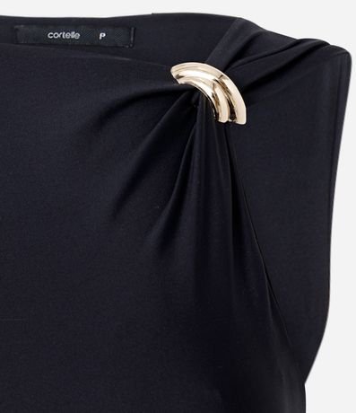 Vestido Midi con Hebilla en la Asa y Fruncido en el Lateral 6