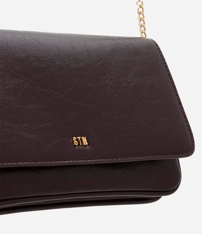 Cartera Transversal Pequeña en PU con Correa de Cadena 4