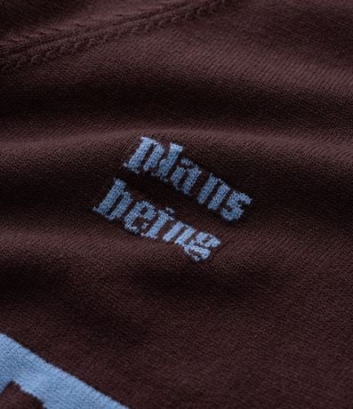 Suéter Boxy en Jacquard con Lettering 11