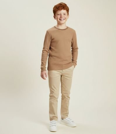 Remera Infantil en Algodón Texturizado – Talle 5 a 14 años