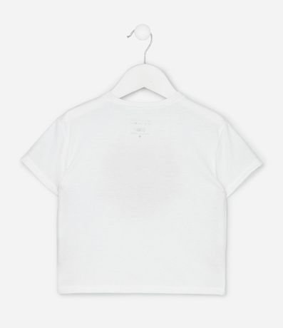 Remera Infantil con Estampado Gato Purpurina - Talle 1 A 6 años 2