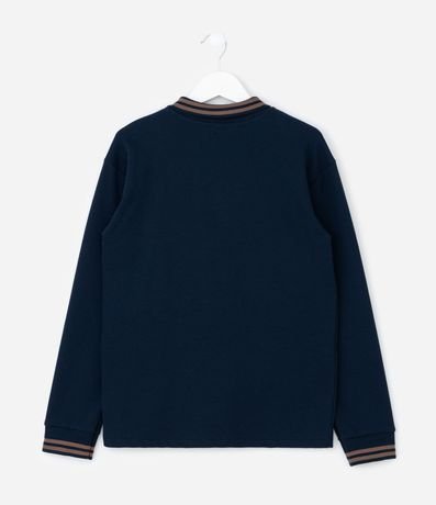 Remera Infantil Texturizada con Cuello Polo – Talle 5 a 14 años 2