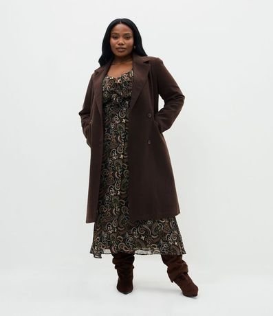 Campera Pesada Polyvelour Tipo Sobretodo Curve & Plus Size 2