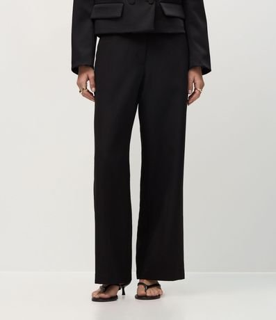 Pantalón Recto Sastre con Trabillas Largas 3