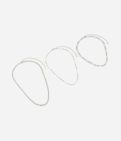 Collar Capas Metalizadas con Diferentes Texturas 2