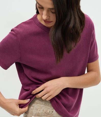 Blusa Básica Regular de Algodón 3