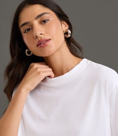 Remera Oversized en Algodón con Manga Corta 3