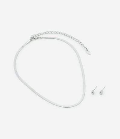 Conjunto de Collar Corto Cinta Italiana y Caravana Gota 2