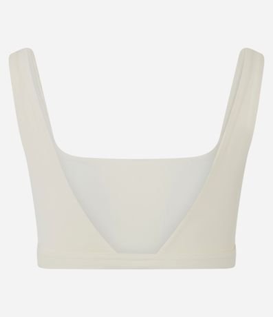 Top Deportivo en Microfibra con Abertura en V y Copa 5