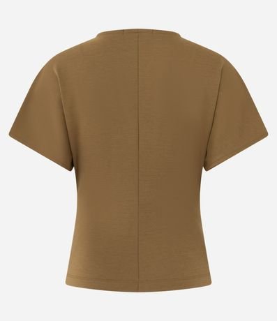 Blusa Peplum Estructurada con Pliegues Delanteros 3