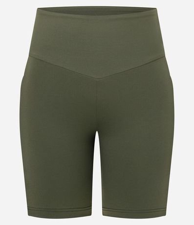 Bermuda Deportiva en Poliamida con Cintura Ancha