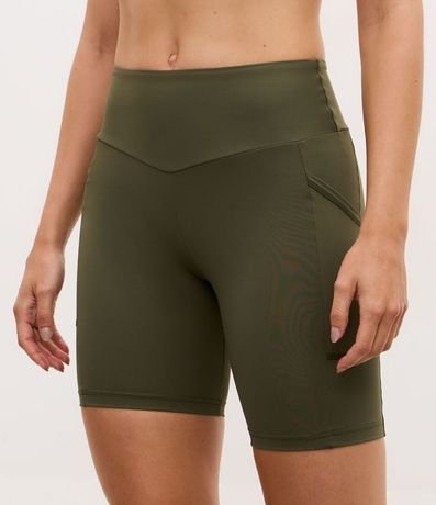 Bermuda Deportiva en Poliamida con Cintura Ancha 2