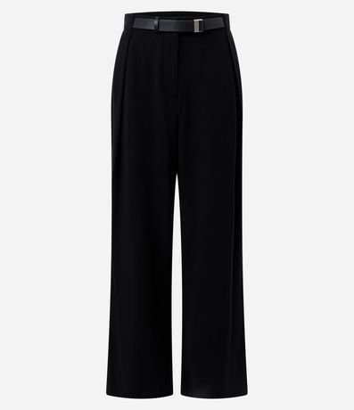 Pantalón Sastre con Pliegues Delanteros y Cinturón con Hebilla 5