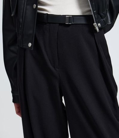 Pantalón Sastre con Pliegues Delanteros y Cinturón con Hebilla 4