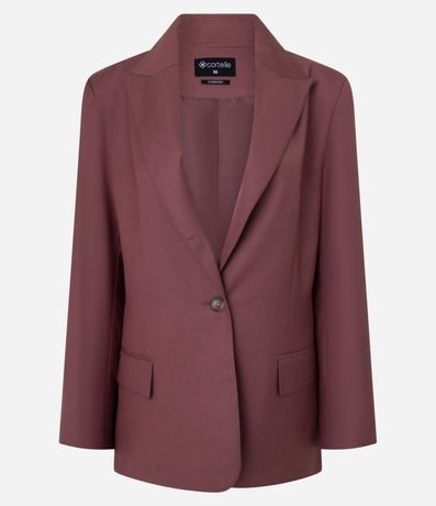 Blazer Sastre con Cuello Solapa y Forro Interno 5