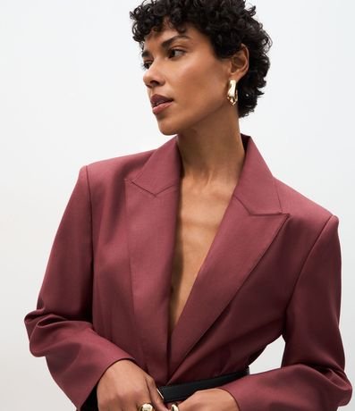 Blazer Sastre con Cuello Solapa y Forro Interno 3