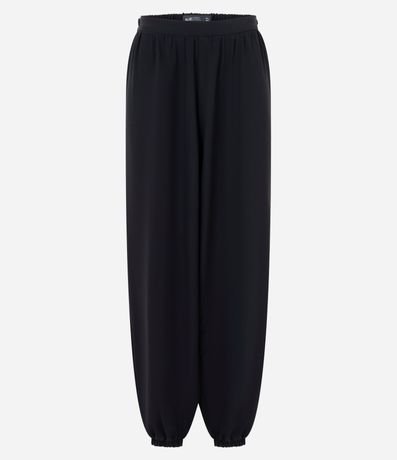 Pantalón Aladim en Crepé con Cintura Elástica 2