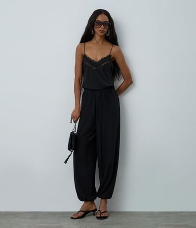 Pantalón Aladim en Crepé con Cintura Elástica 2