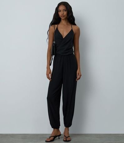 Blusa Frente única en Chiffon con Escote Traspasado 2