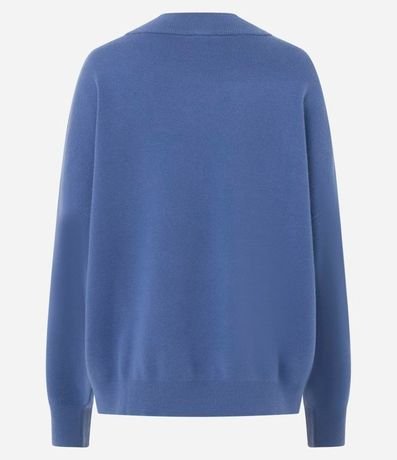 Buzo Suéter en Tricot con Puño Ajustado 7