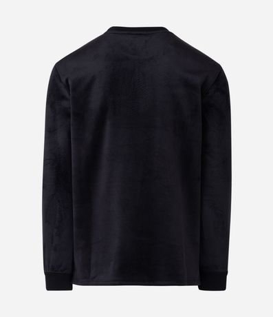 Remera Masculina Manga Larga Terciopelo Cotelê 2