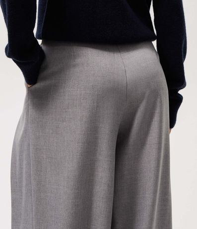 Pantalón Pantalona Sastre con Cinturón y Pliegues 4