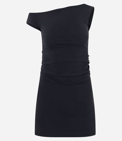 Vestido Evasê Hombro Único en Bengalina 5