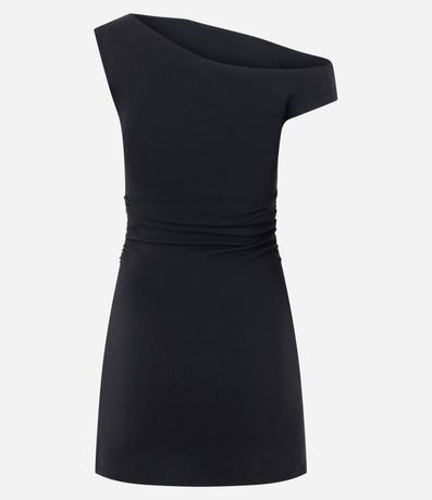 Vestido Evasê Hombro Único en Bengalina 6