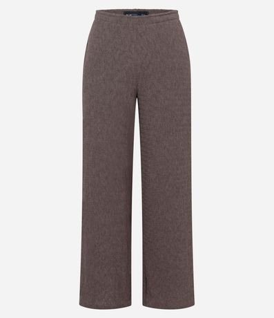 Pantalón Recto con Texturizado 4