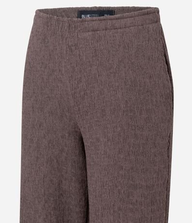 Pantalón Recto con Texturizado 5