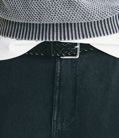 Cinturón en PU Trenzado