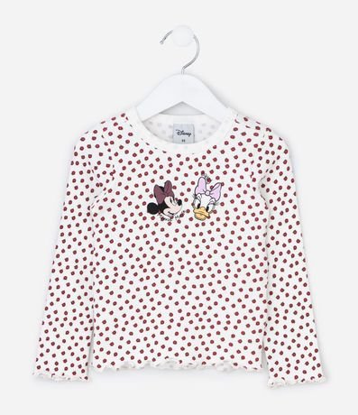 Remera Infantil con Estampado Minnie y Margarita – Talle 1 a 5/6 años