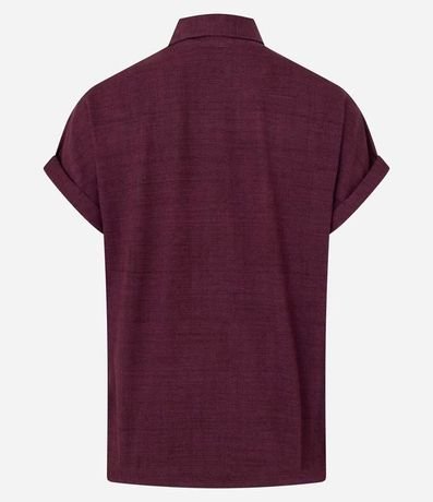 Camisa en Piquet con Solapas y Dobles en la Manga 6